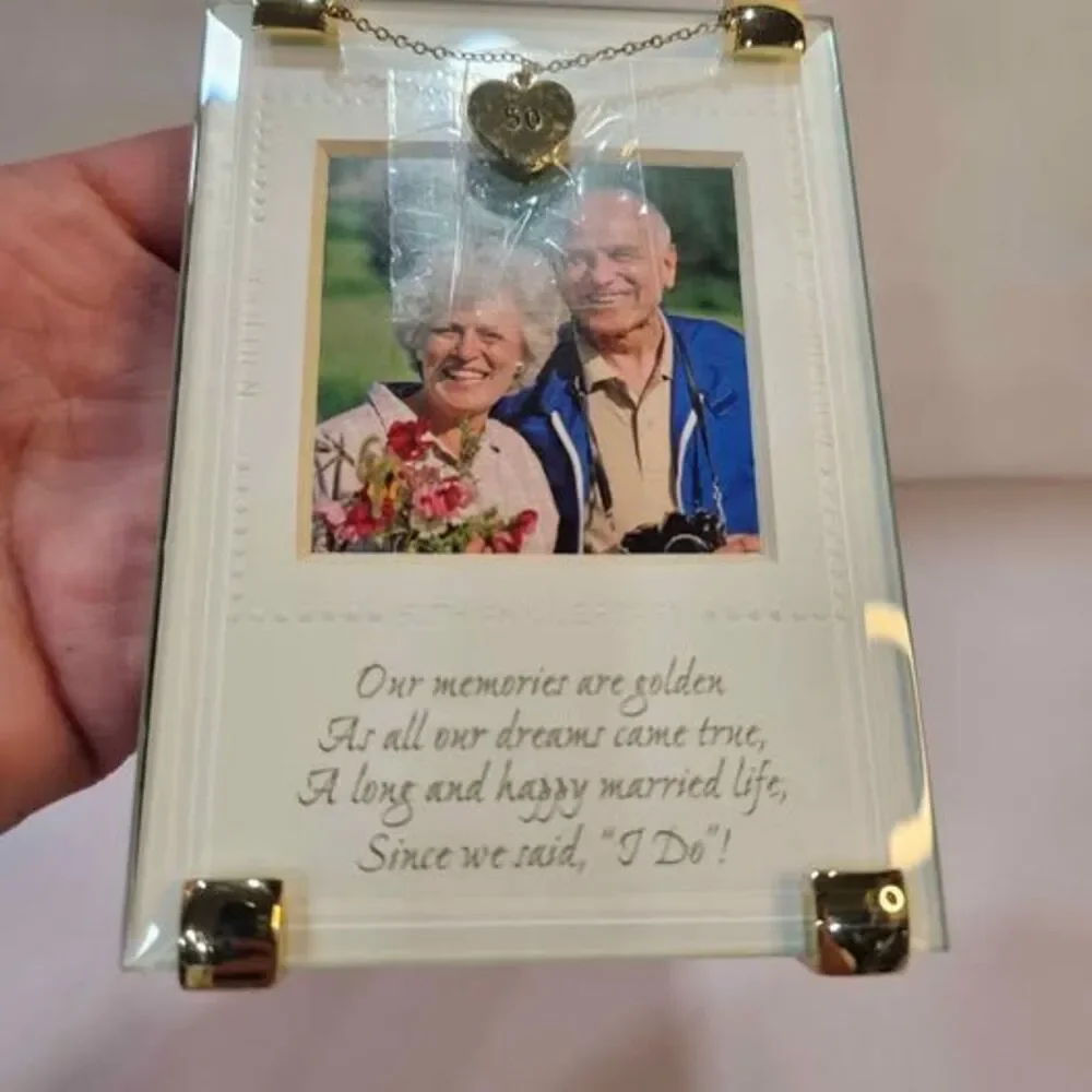Mudpie 50th Anniversary Clip Frame